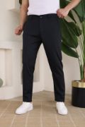 Erkek Casual Slim Fit Cord Desenli Kumaş Pantolon resmi